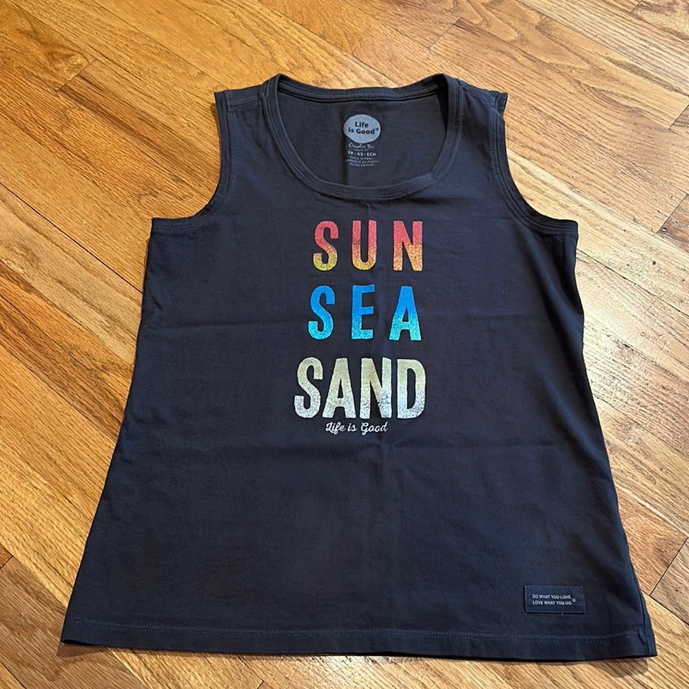 Life is Good beach T-shirt